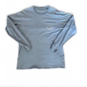 Ivory Ella Light Blue Long Sleeve Tee Women’s Size L